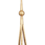 Celia Tripod Floor Lamp // Gold