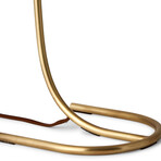 Penelope Task Lamp // Brass + Black