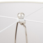 Celia Tripod Floor Lamp // Silver