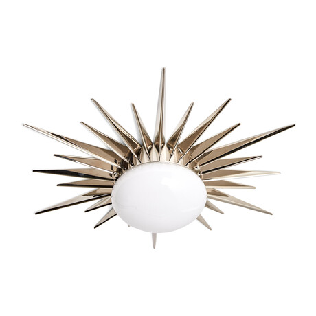 Solana Flush Mount // Nickel