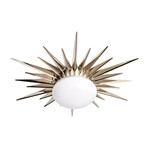 Solana Flush Mount // Nickel