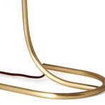 Penelope Task Lamp // Brass + White