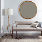 Celia Tripod Floor Lamp // Gold