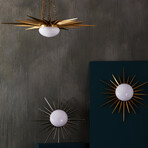 Solana Flush Mount // Nickel