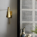 Penelope Wall Sconce // Brass