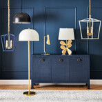 Theo Dome 18" Pendant // Bronze