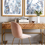 Penelope Task Lamp // Brass + White