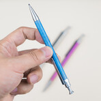 TITANER Crystal Titanium Rollerball Pen // Blue