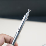 TITANER Crystal Titanium Rollerball Pen // Gray