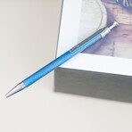 TITANER Crystal Titanium Rollerball Pen // Blue