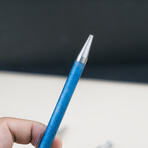 TITANER Crystal Titanium Rollerball Pen // Blue