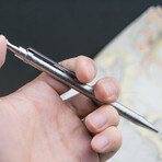 TITANER Crystal Titanium Rollerball Pen // Gray