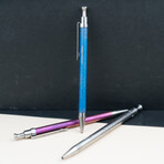 TITANER Crystal Titanium Rollerball Pen // Blue