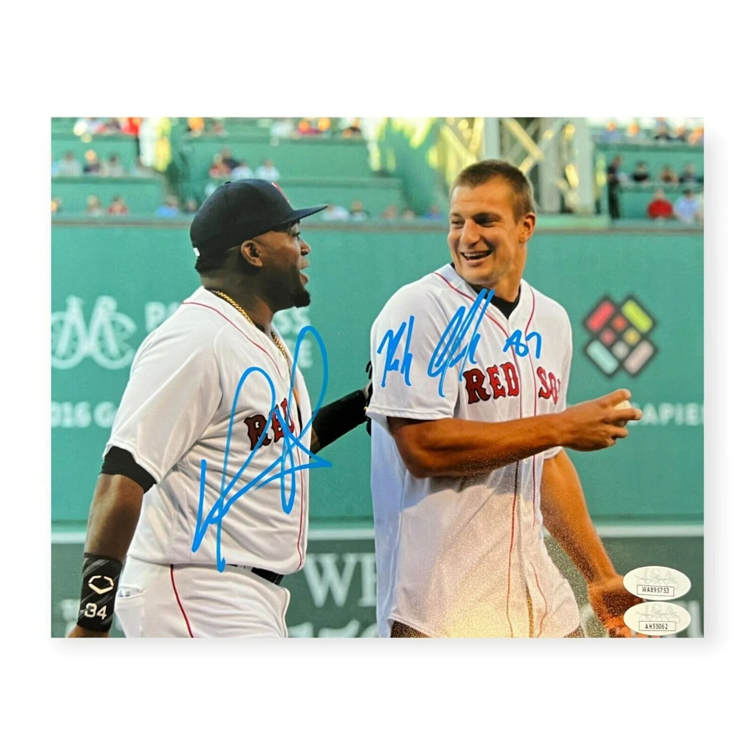 David Ortiz & Rob Gronkowski // Patriots + Red Sox // Autographed  Photograph - Signed Memorabilia & Collectibles - Touch of Modern