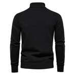 Y334-BLACK // Turtleneck Sweater // Black (XL)