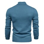 Turtleneck Sweater // Blue Mist (L)