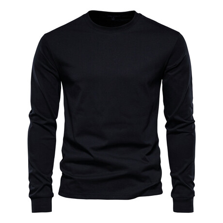 Long Sleeve T-Shirt // Black (XS)