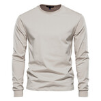 Long Sleeve T-Shirt // Khaki (XS)