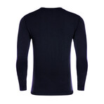 Long Sleeve T-Shirt // Dark Blue (XL)
