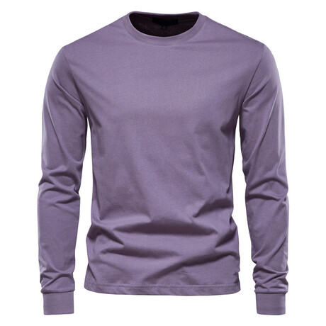 Long Sleeve T-Shirt // Purple (XS)