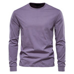 Long Sleeve T-Shirt // Purple (XS)