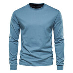 Long Sleeve T-Shirt // Blue Denim (XS)