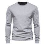 Long Sleeve T-Shirt // Light Gray (S)