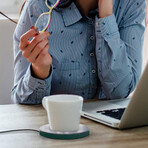 Desktop Coffee Heater // Green