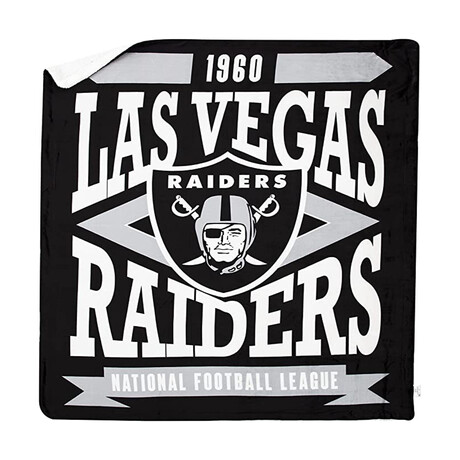 NFL Raiders Sherpa Oversized Throw