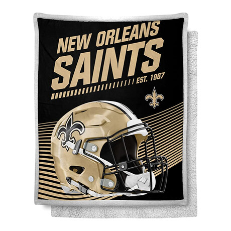 NFL Saints Sherpa Oversized Throw