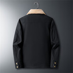 Sherpa Collar Jacket // Black (2XL)