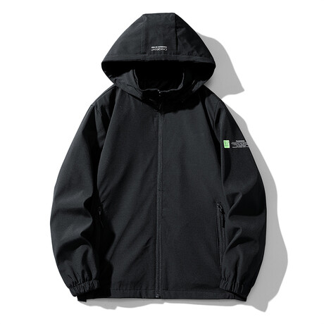 Hooded Jacket // Black (XS)