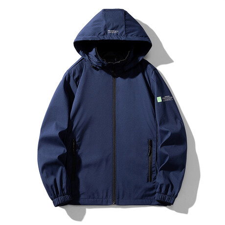 Hooded Jacket // Dark Blue (XS)