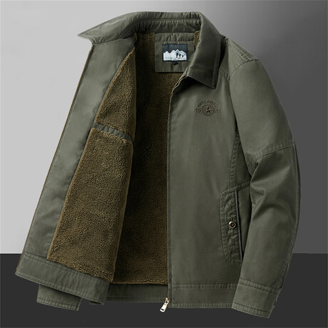 Aiden Jacket // Army Green (XS)