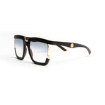 Men's Bali Sunglasses // 24k Rose Gold + Black Wood