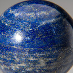 Genuine Polished Lapis Lazuli Sphere + Acrylic Display Stand // 1.2 lb