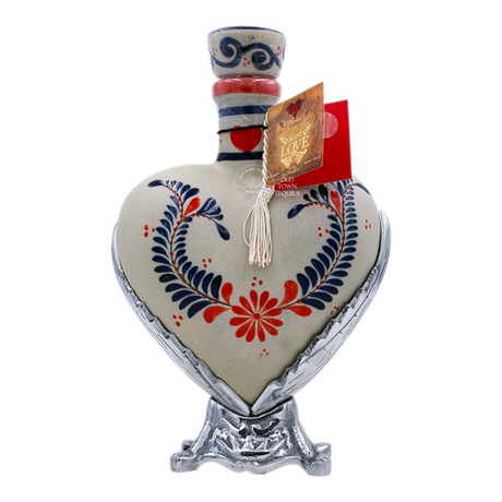 Grand Love Ceramic Heart Reposado Tequila // 750 ml