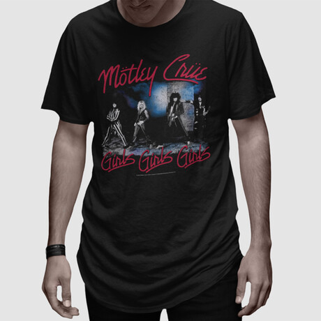 Motley Crue // Short Sleeve // Graphic T- Shirt // Short Sleeve // Girls,Girls, Girls (XS)