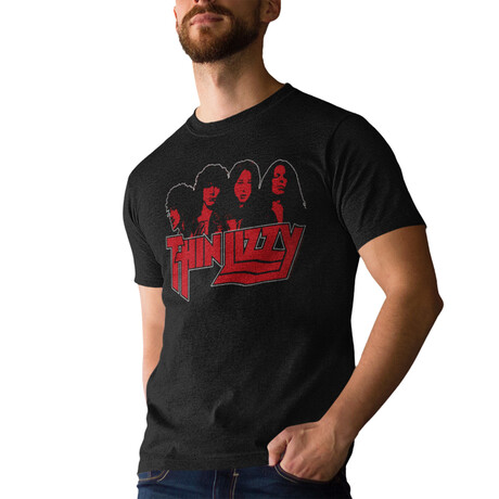 Thin Lizzy // Short Sleeve // Graphic T- Shirt // Band + Logo (XS)