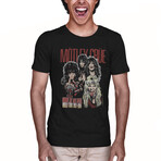 Motley Crue // Short Sleeve // Graphic T- Shirt // Band Cartoon (S)