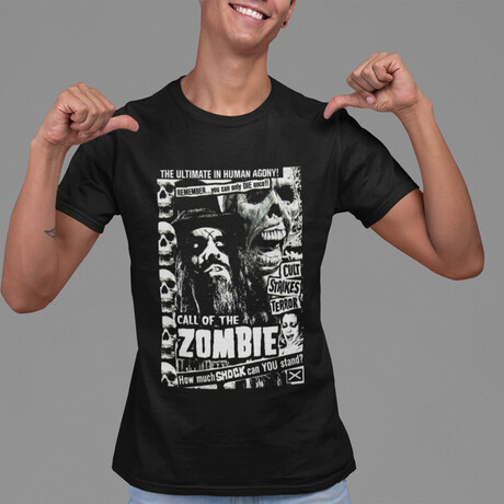 Rob Zombie // Short Sleeve // Graphic T- Shirt // Call of the Zombie (XS)