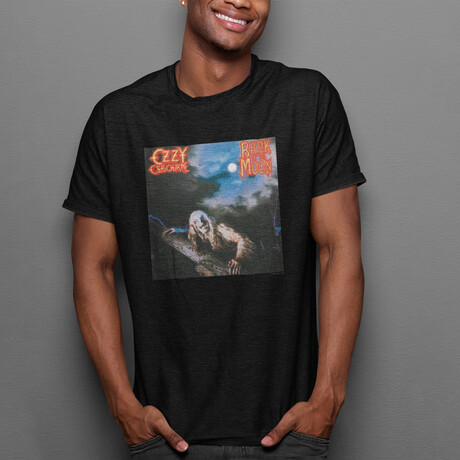 Ozzy // Short Sleeve // Graphic T- Shirt // Bark at the Moon (XS)
