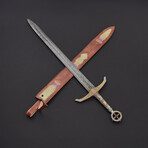 Damascus Knight Sword