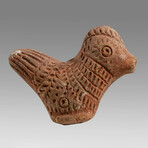 Holy Land Terracotta Bird Rattle // 6th century AD