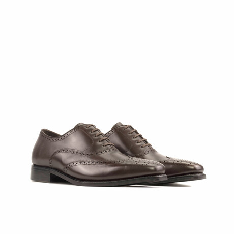 James Wingtip Derby // Brown (US 7 // D // Regular)
