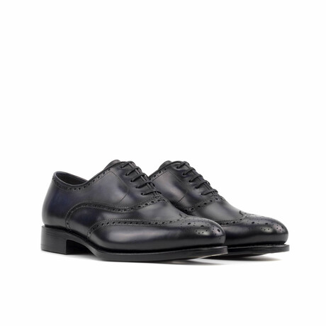 James Wingtip Derby // Navy Blue (US 7 // D // Regular)
