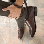 James Wingtip Derby // Brown (US 7 // D // Regular)