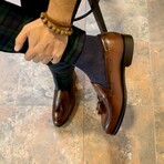 Rick Loafer Tassel // Brown (US 7 // D // Regular)