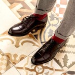 Paul Oxford Cap Toe // Black (US 7 // D // Regular)