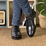 James Wingtip Derby // Navy Blue (US 7 // D // Regular)